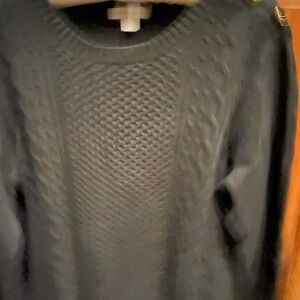 Charter Club Black Knit Sweater